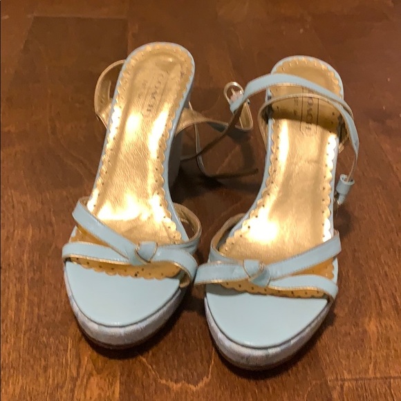 Coach wedge sandal heel - Picture 1 of 5